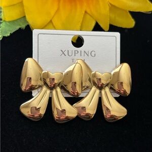 Gold plated earrings